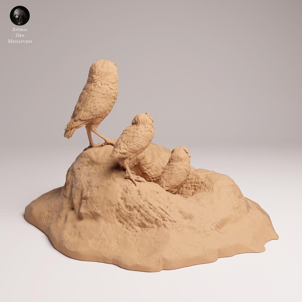 Produktfoto Tierfigur Animal Den Miniatures 1: Wildtier Tierfigur: Kanincheneulen (25_09_16)