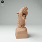 Product photo 1: Wildlife animal figure: Clouded Leopard Bust - yawning (25_02_09)