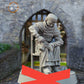 Product photo medieval historical figure 75mm Scale The Printing Goes Ever On (TPGEO) 0: Medieval knight figures villagers shoemaker with chair - 75mm models - Medieval town