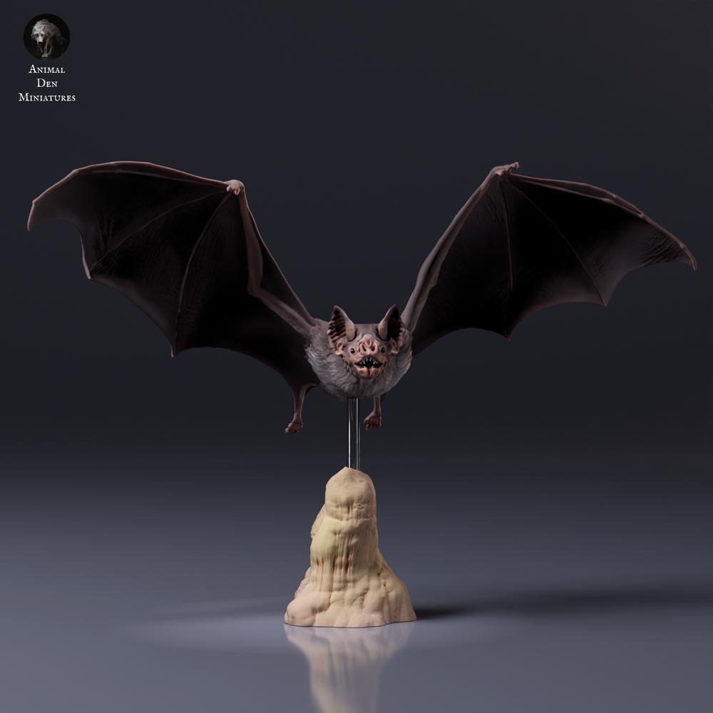 Product photo of animal figure Animal Den Miniatures 7: Animal figure: Common vampire bat - flying (26_10_03)