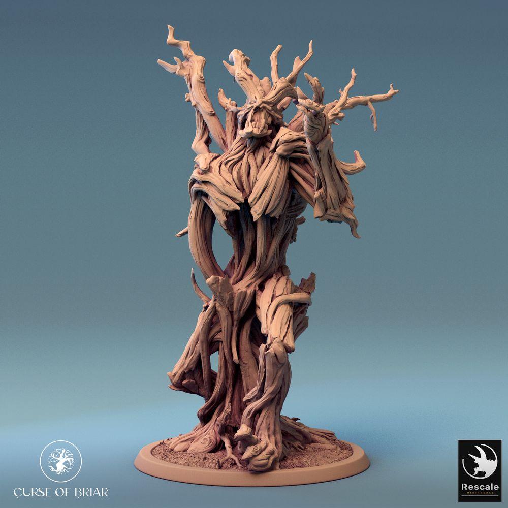 Product photo Tabletop 28mm Lord of the Print (LotP) 0: Tabletop miniature: Tree creature Forest colossus - Root giant, Wood elemental, Forest protector (24_07_F1)