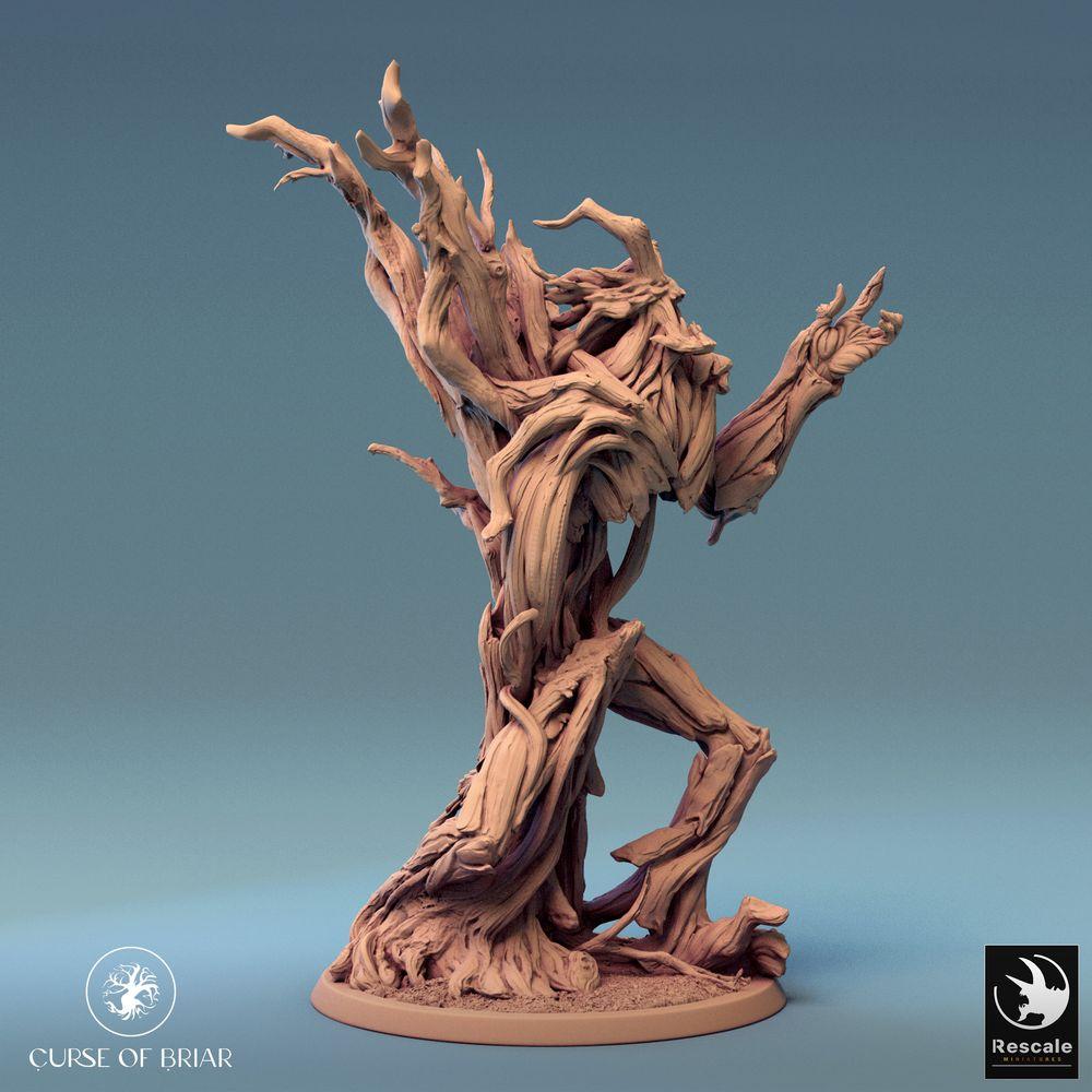 Product photo Tabletop 28mm Lord of the Print (LotP) 0: Tabletop miniature: Tree creature Forest Colossus - Root Giant, Wood Elemental, Forest Guardian (24_07_F1)