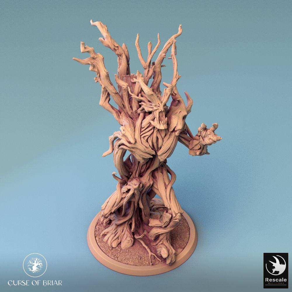 Product photo Tabletop 28mm Lord of the Print (LotP) 0: Tabletop miniature: Tree creature Forest colossus - Root giant, Wood elemental, Forest guardian (24_07_F1)