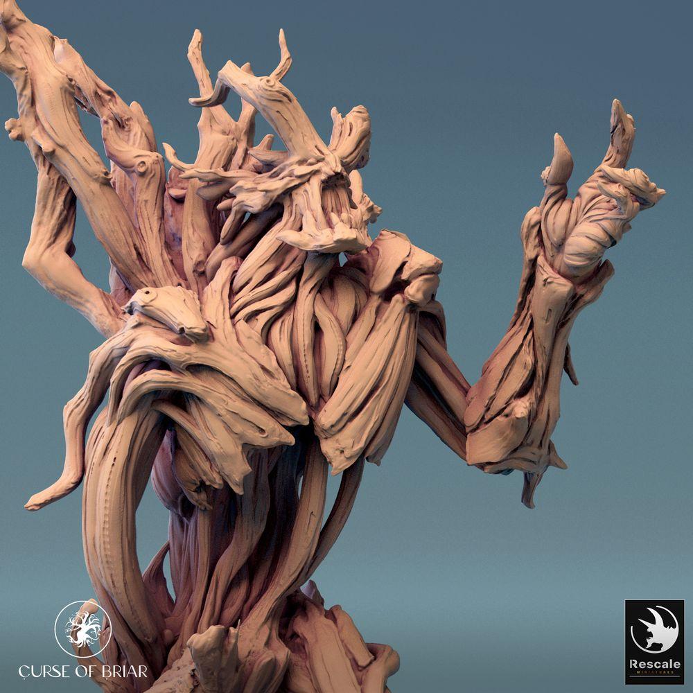 Product photo Tabletop 28mm Lord of the Print (LotP) 0: Tabletop miniature: Tree creature Forest colossus - Root giant, Wood elemental, Forest guardian (24_07_F1)