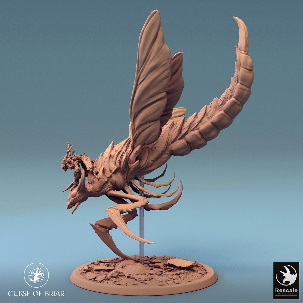 Demonic Insectoid Tabletop Miniature: Skycutter Fly - Insectoid Demon, Mantis Assassin ...