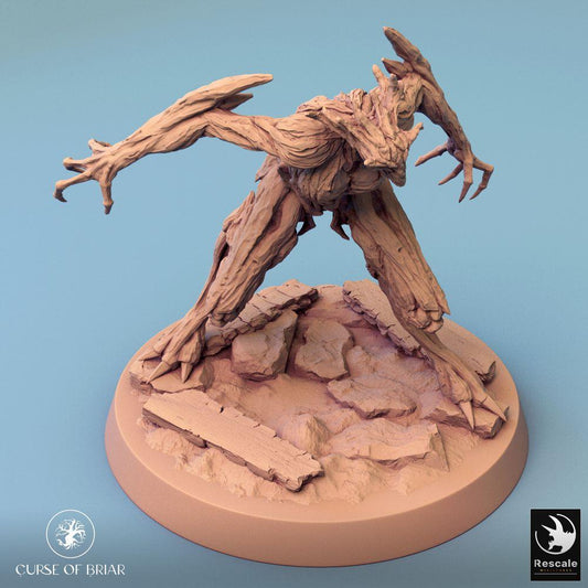 Product photo Tabletop 28mm Lord of the Print (LotP) 0: Tabletop miniature: Forest Golem Grove Guardian - Tree Giant, Root Abomination, Nature Elemental, Forest Monster (24_07_A7)