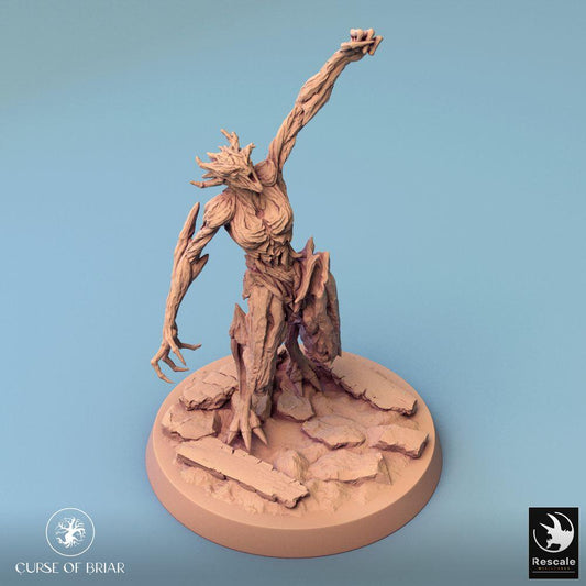 Product photo Tabletop 28mm Lord of the Print (LotP) 0: Tabletop miniature: Tree Colossus Forest Guardian, Root Golem, Plant Elemental, Woodfey Battle Cry (24_07_A21)