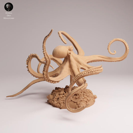 Product photo 0: Sea creature animal figure: Day Octopus - swimming (25_10_06)