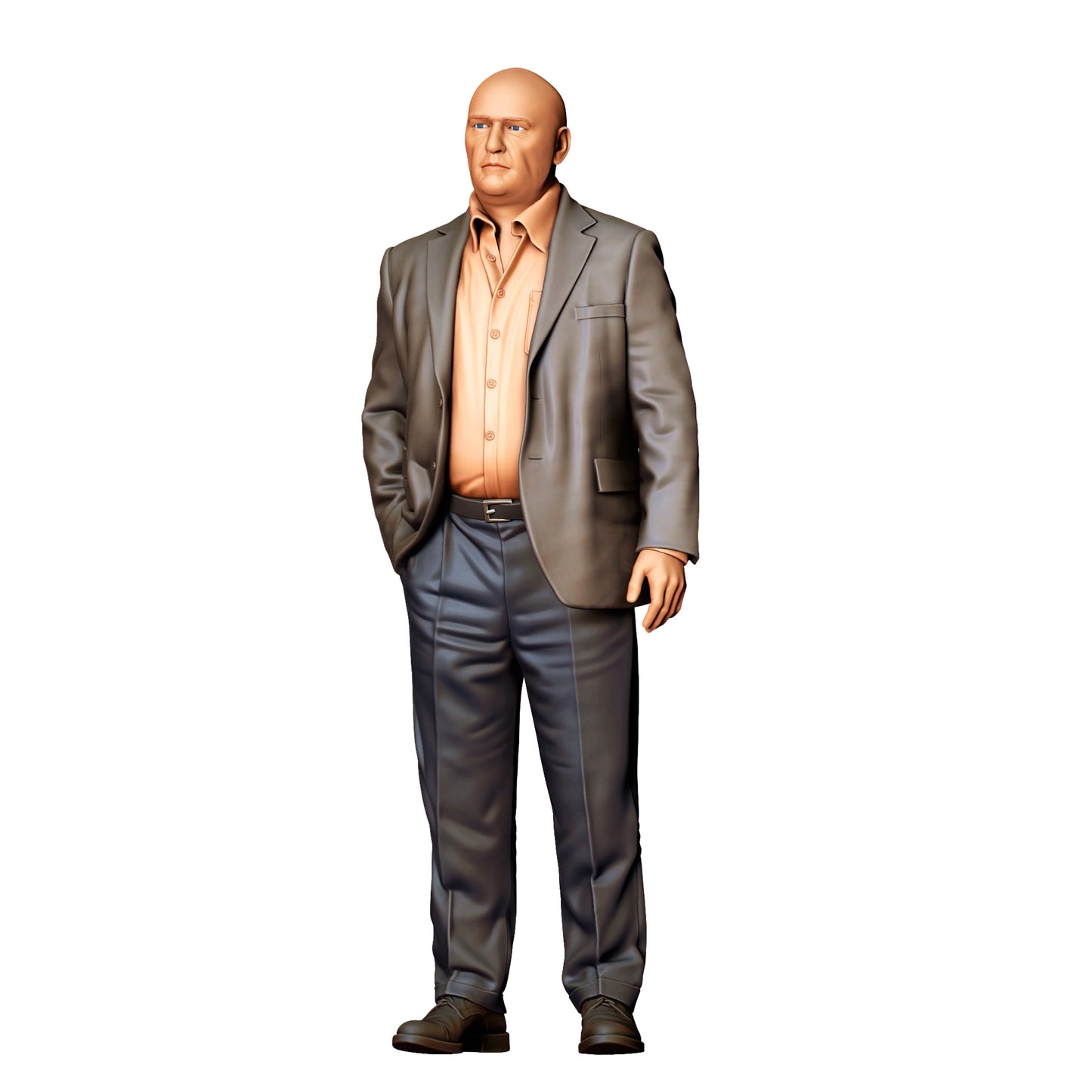 Standing figure: businessman in a suit (Ref. No. 508) - designer color rendering