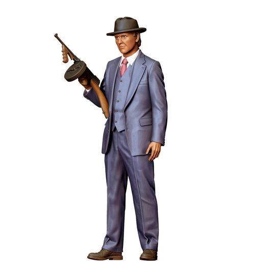 Stehende Figur: Mann im Anzug mit Hut in der Hand (Ref. Nr. 516) - Designer-Farbdarstellung