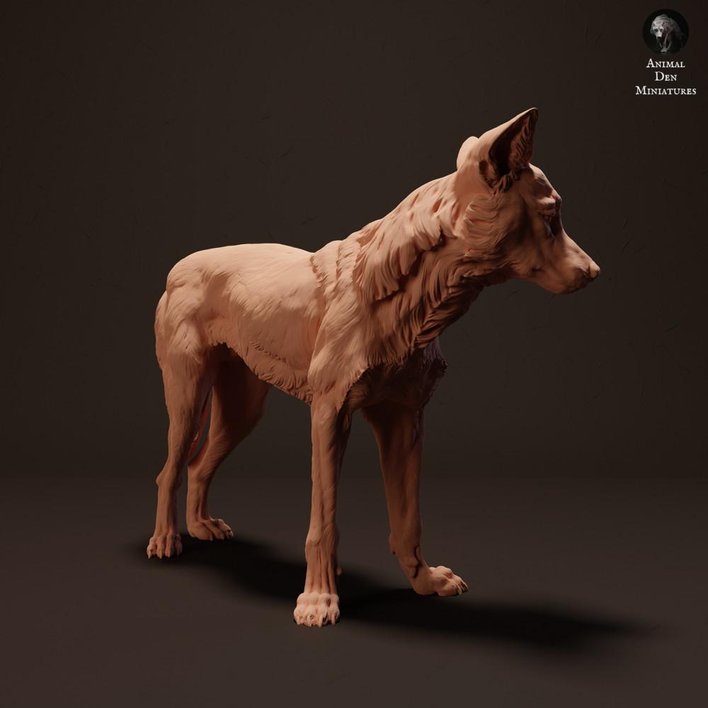 Product photo animal figure Animal Den Miniatures 1: Wild animal figure: Dingo (23_04_11)