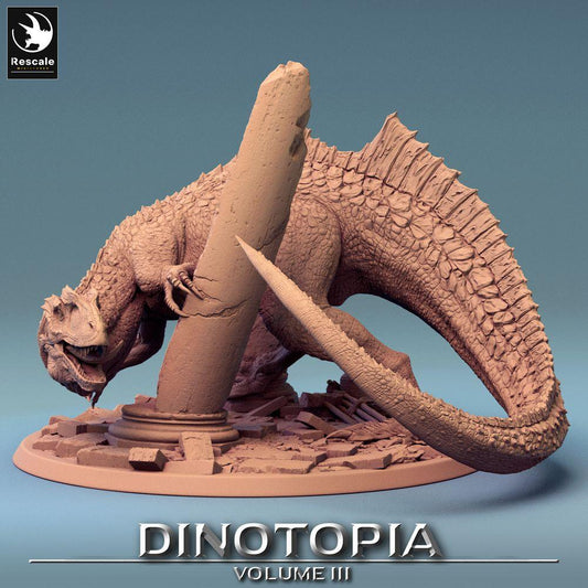 Product photo Tabletop 28mm Lord of the Print (LotP) 0: Tabletop miniature: Concavenator predator dinosaur, prehistoric beast, dragon-like giant lizard, boss monster (24_06_C6)