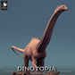 Produktfoto Tabletop 28mm Lord of the Print (LotP) 0: Fantasy Figur: Diplodocus Sauropod - Langhals-Dino, Urzeit-Koloss, Monsterfigur und Reittier (24_06_F2)