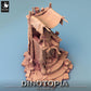 Product photo Tabletop 28mm Lord of the Print (LotP) 0: Tabletop miniature: Throne Desert King, Sultan, Caliph - Palace Ruler on Throne, Diorama Scene Base (24_06_E12)