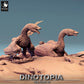 Product photo Tabletop 28mm Lord of the Print (LotP) 0: Tabletop miniature: Microraptor Nest, Feather Raptors, Predator Duo, Pack Hunter (24_06_A1)