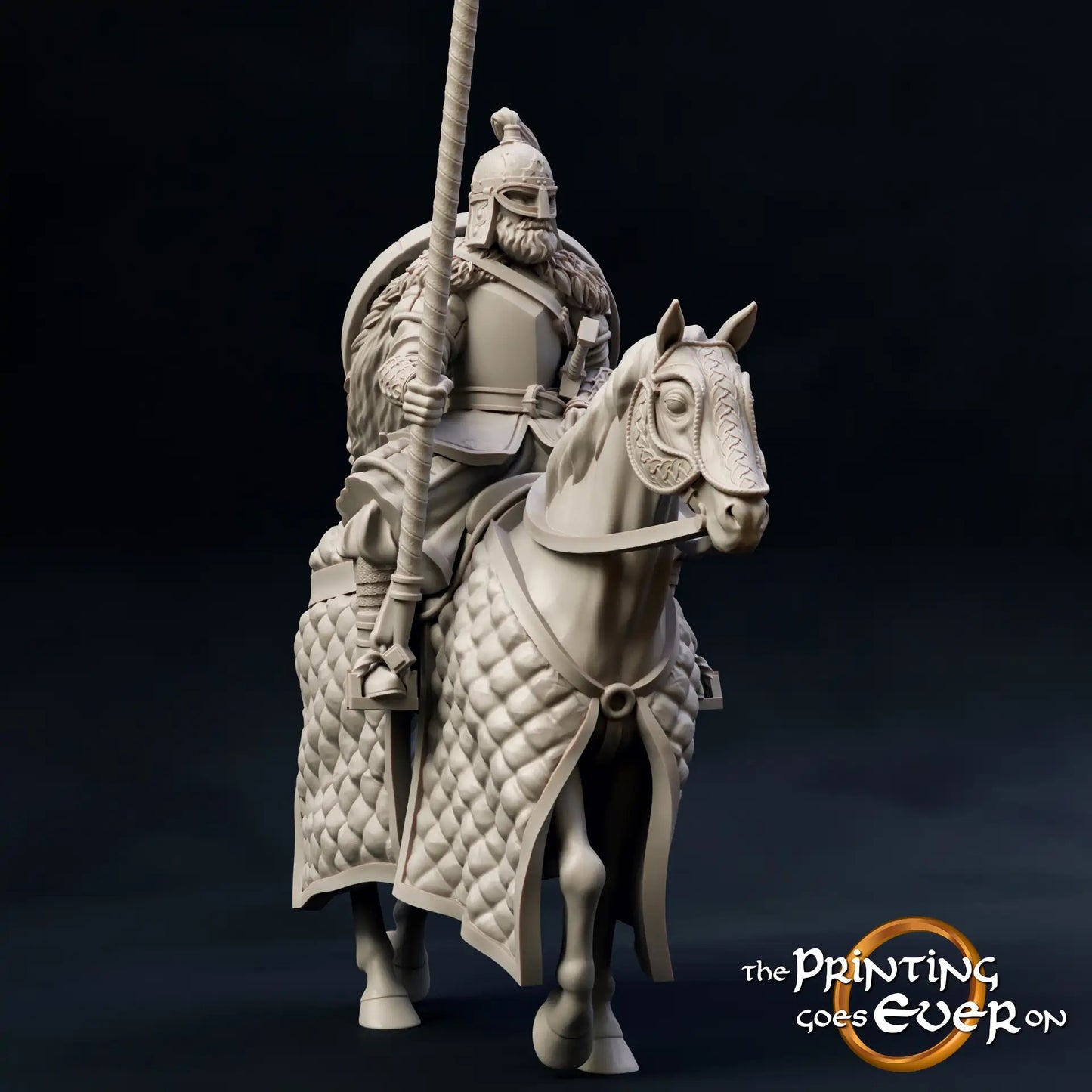 Product photo Tabletop 28mm The Printing Goes Ever On (TPGEO) 0: Riders of the Mark: Medieval knights and mounted horse lords