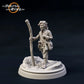 Product photo Tabletop 28mm The Printing Goes Ever On (TPGEO) 0: 9 Heroes in Wanderer Pose: Companions of Humans, Elves, Dwarves, and Halflings - Wanderer