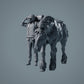 Farm Animal Figure: Feeding Horse - Suffolk Punch (a015)