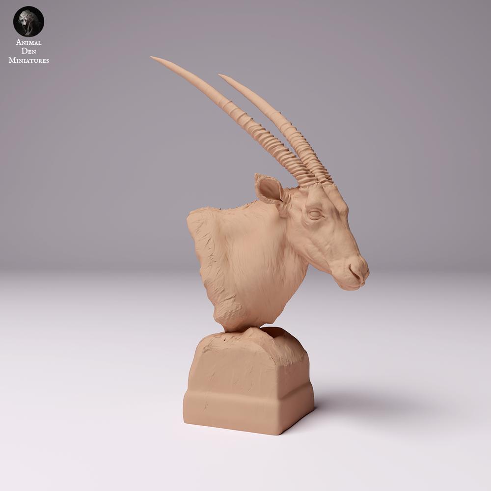 Product photo animal figure Animal Den Miniatures 2: Wild animal figure: Oryx - Bust (24_07_11)