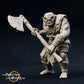 Product photo Tabletop 28mm The Printing Goes Ever On (TPGEO) 0: Death of a Hero: Human Warrior after Battle with a Squad of Half-Orcs