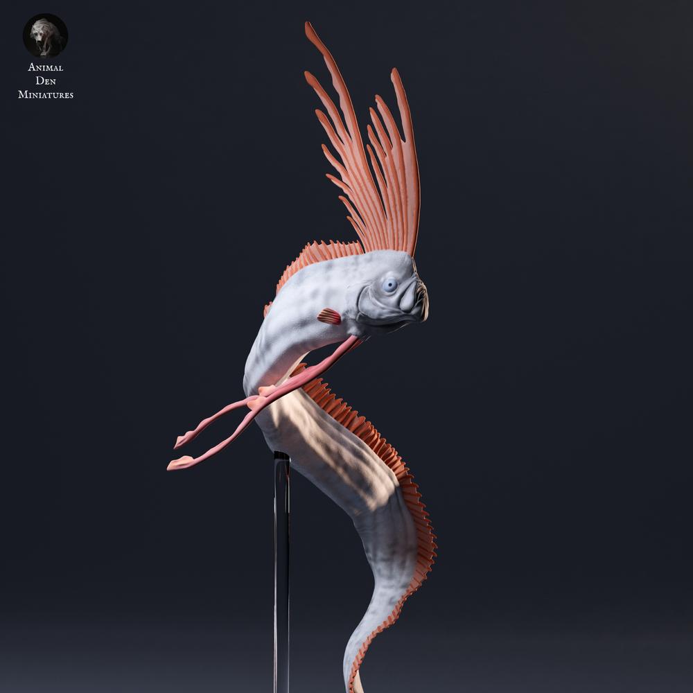 Product photo of animal figure Animal Den Miniatures 7: Sea animal figure: oarfish (26_09_03)