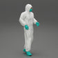 Diorama model building product photo 1: Diorama miniature: Man in full protective suit with hood, mask & gloves (Ref No. A50)
