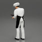 Diorama model building product photo 3: Diorama miniature: standing chef in professional attire with chef's knife (Ref No. A49)