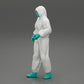Diorama model building product photo 5: Diorama miniature: Man in full protective suit with hood, mask & gloves (Ref No. A50)