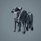Farm Animal Figure: Grazing Horse, Mare - Suffolk Punch (a014)