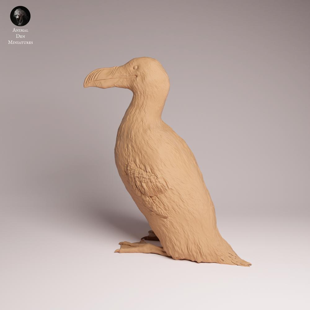 Product photo Tabletop 28mm Lord of the Print (LotP) 0: Seabird animal figure: Great Auk (26_04_01)