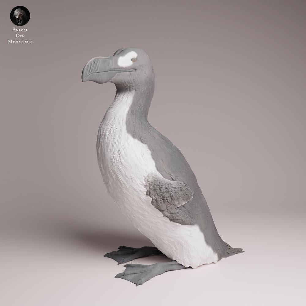 Product photo Tabletop 28mm Lord of the Print (LotP) 3: Seabird animal figure: Great Auk (26_04_01)