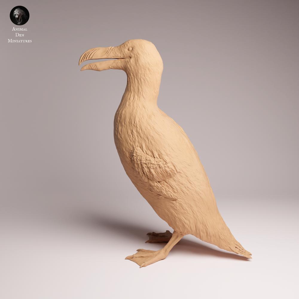 Product image Tabletop 28mm Lord of the Print (LotP) 1: Bird animal figure: Great Auk - standing (26_04_03)