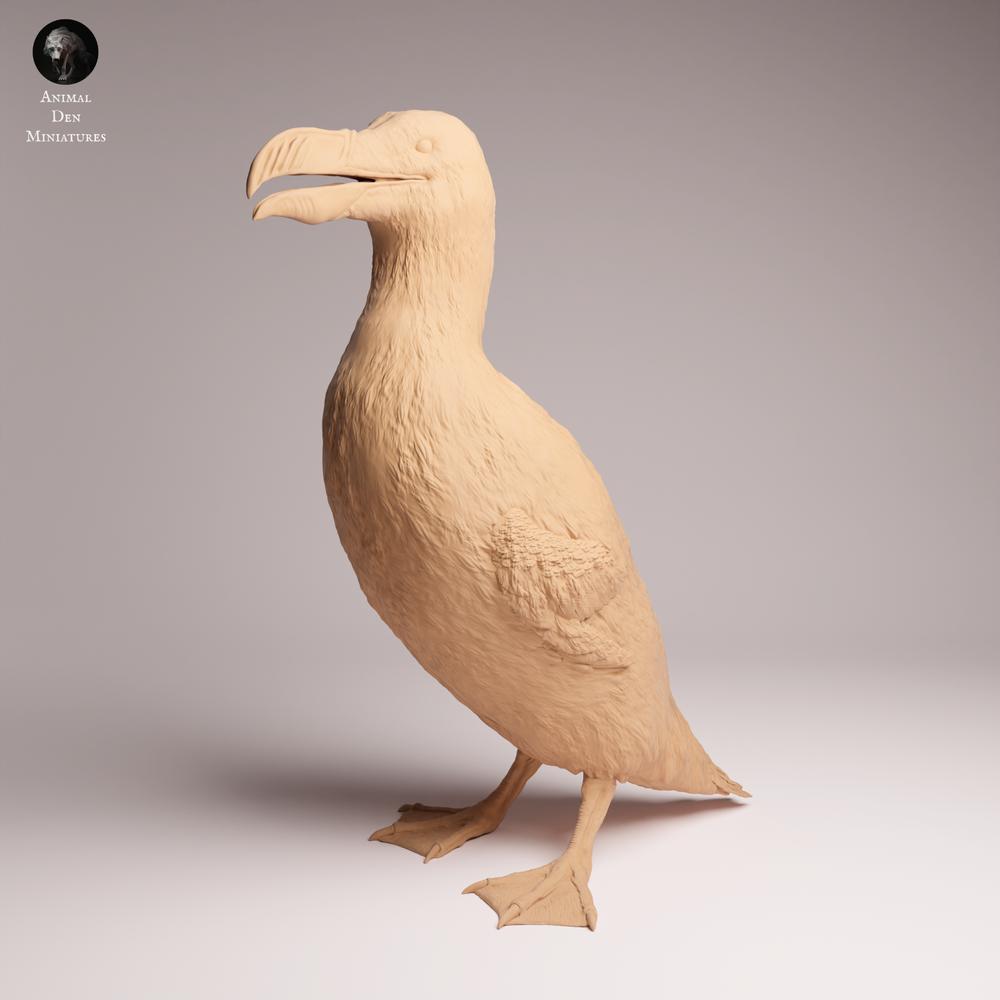 Product photo Tabletop 28mm Lord of the Print (LotP) 2: Bird animal figure: Giant Auk - standing (26_04_03)