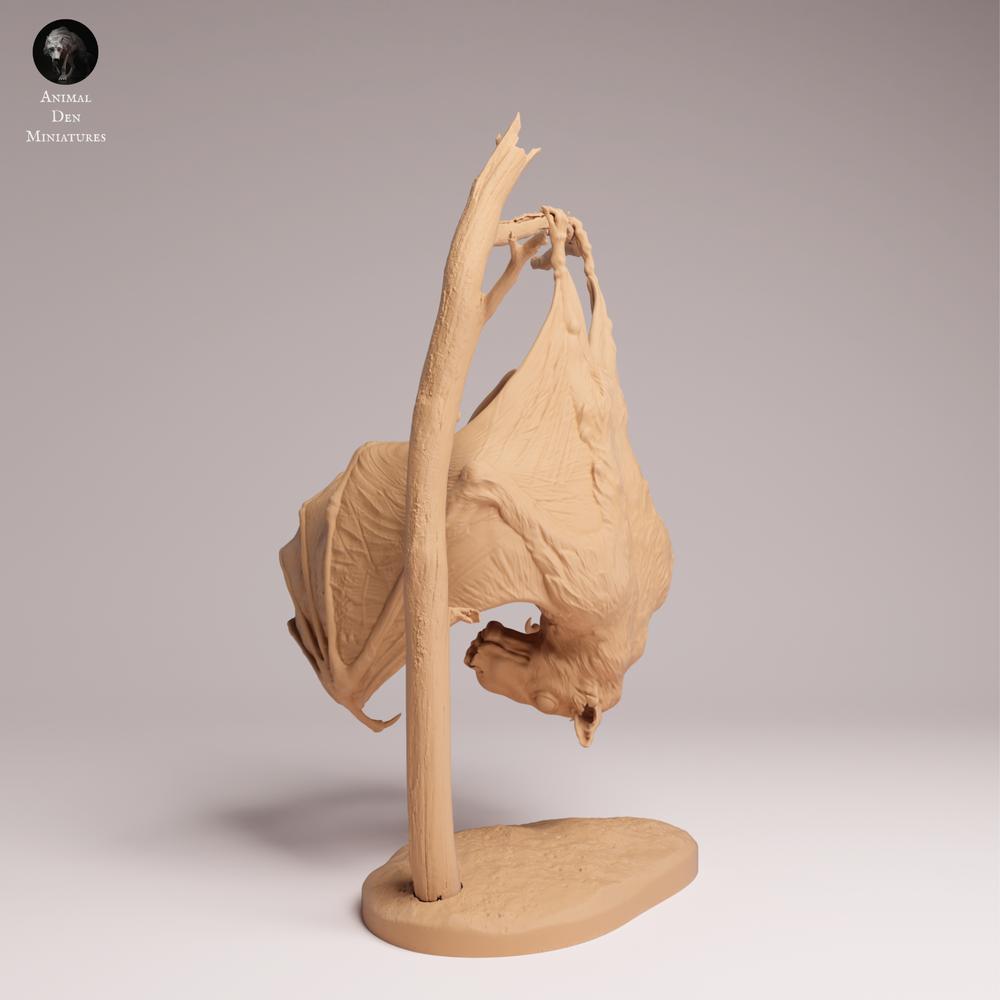 Product photo Tabletop 28mm Lord of the Print (LotP) 0: Wild Animal Figure: Hammerhead Bat - flying (25_12_01)