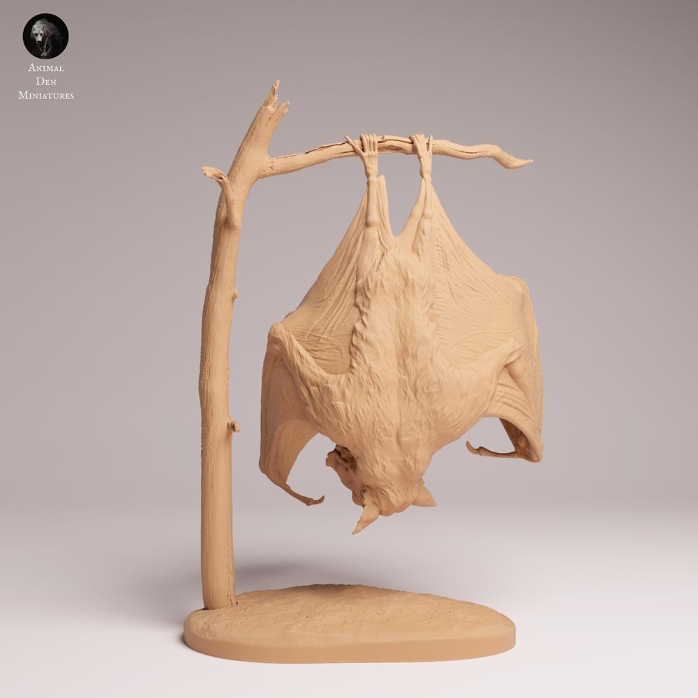 Product photo Tabletop 28mm Lord of the Print (LotP) 1: Wild Animal Figure: Hammerhead Bat - flying (25_12_01)