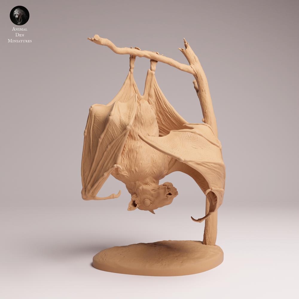 Product photo Tabletop 28mm Lord of the Print (LotP) 2: Wild Animal Figure: Hammerhead Bat - flying (25_12_01)