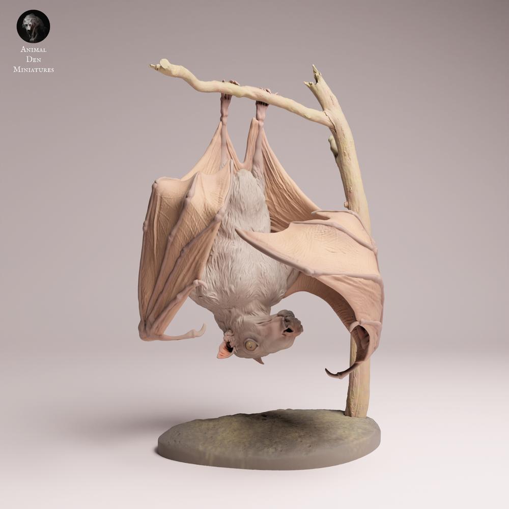 Product photo Tabletop 28mm Lord of the Print (LotP) 3: Wild Animal Figure: Hammerhead Bat - flying (25_12_01)