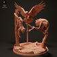 Produktfoto Tierfigur Animal Den Miniatures 1: Dschungel Tierfigur: Harpyie - jagt Rote Brüllaffen (23_06_08)