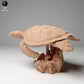 Product photo animal figure Animal Den Miniatures 0: Sea creature animal figure: Real Hawksbill Sea Turtle - swimming (24_05_03)
