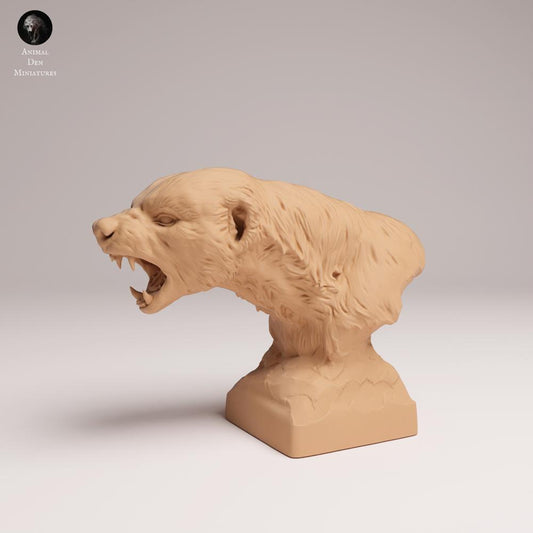 Product photo animal figure Animal Den Miniatures 0: Wild animal figure: Honey Badger - Bust (25_08_15)