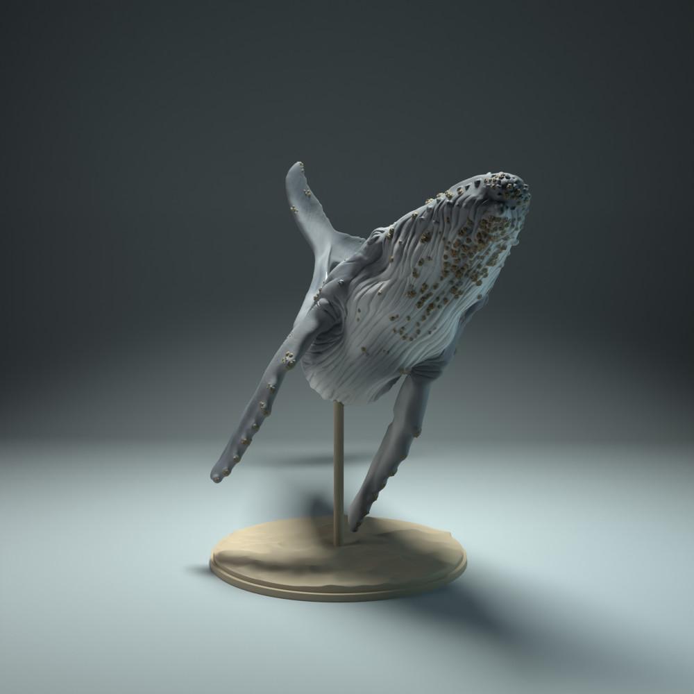 Product photo animal figure Animal Den Miniatures 0: Marine animal figure: Humpback Whale (22_09_03)