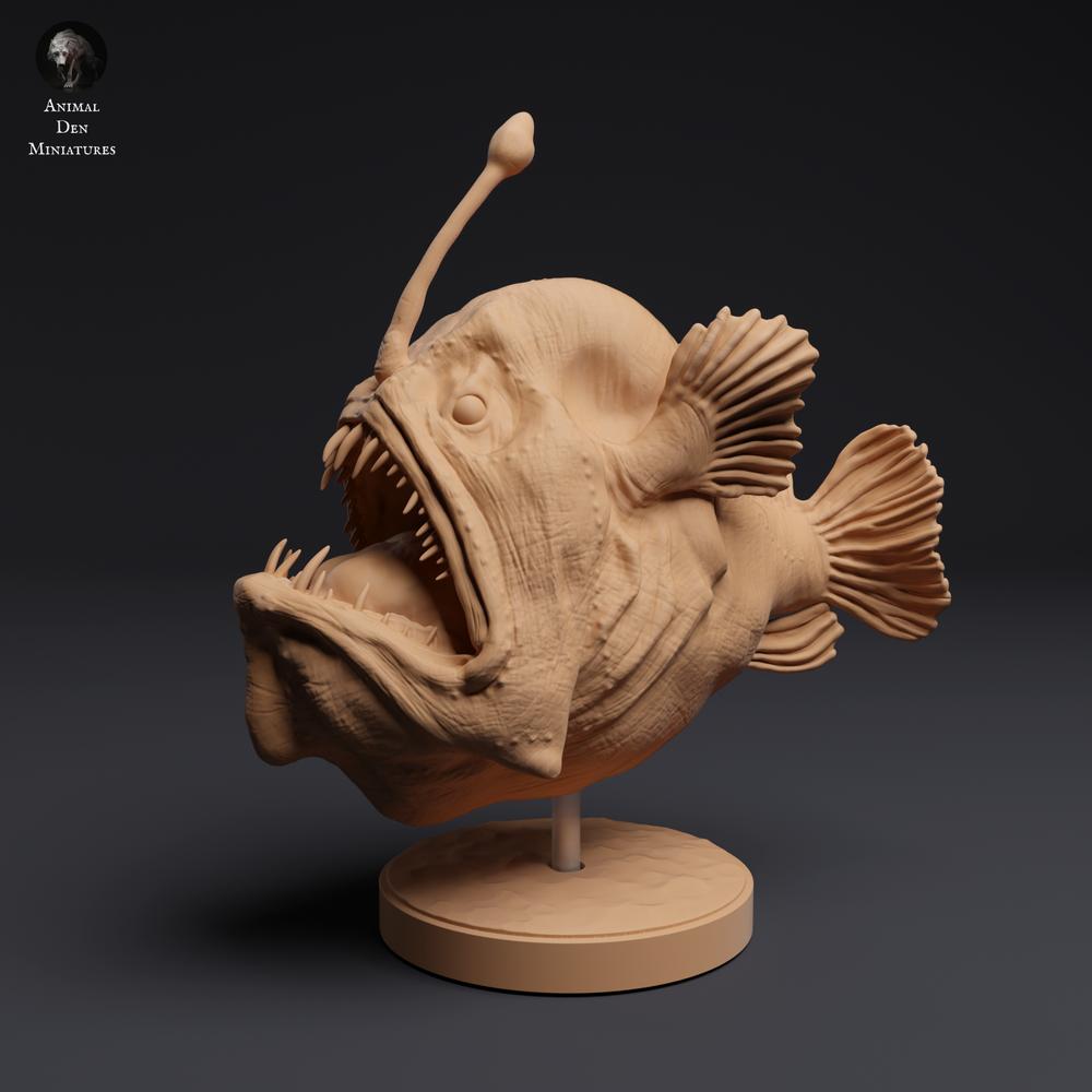 Produktfoto 2: Tiefsee Tierfigur: Buckel-Anglerfisch (25_04_07)