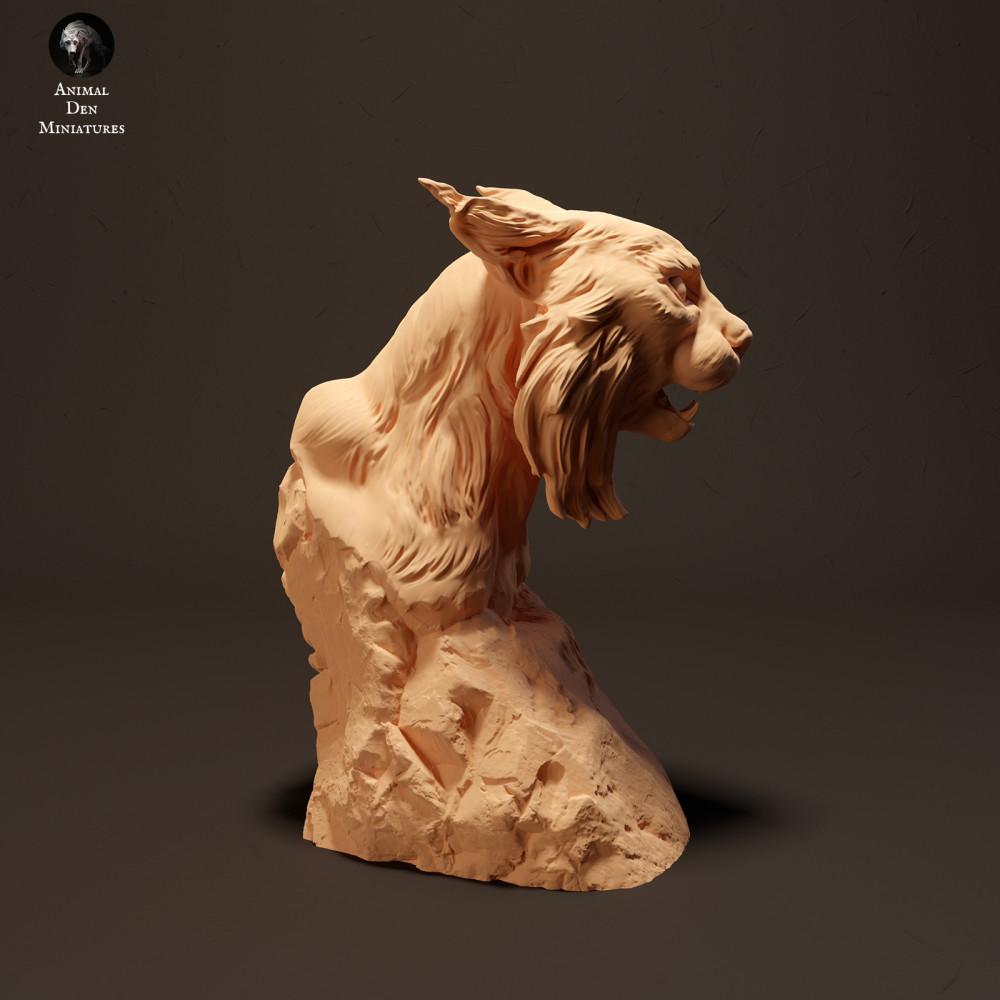 Product photo animal figure Animal Den Miniatures 0: Wildlife animal figure: Iberian Lynx - Bust (23_10_13)