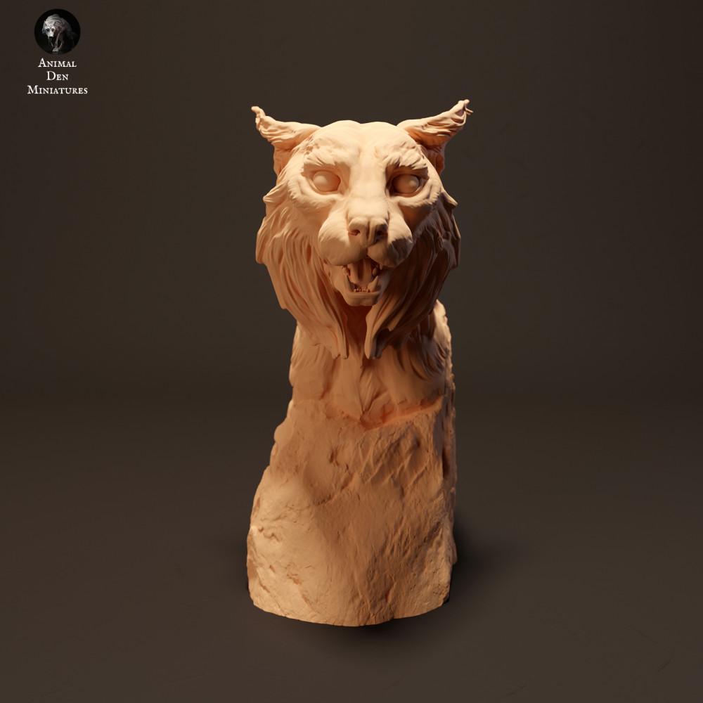 Product photo animal figure Animal Den Miniatures 2: Wildlife animal figure: Iberian Lynx - Bust (23_10_13)