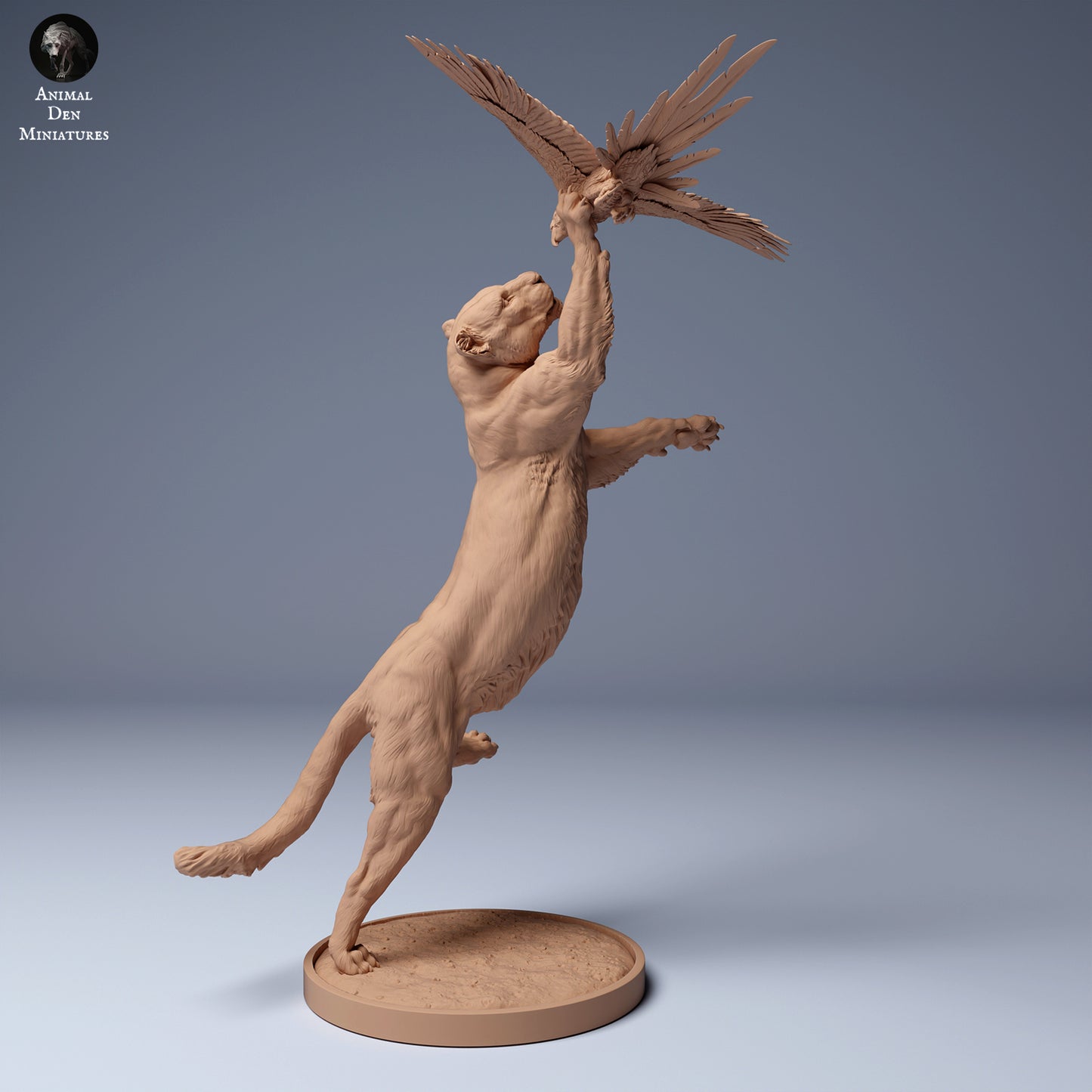 Product photo Animal Figure Diorama, Model Building: 0: Jaguar hunting Parrot: Animals from South America