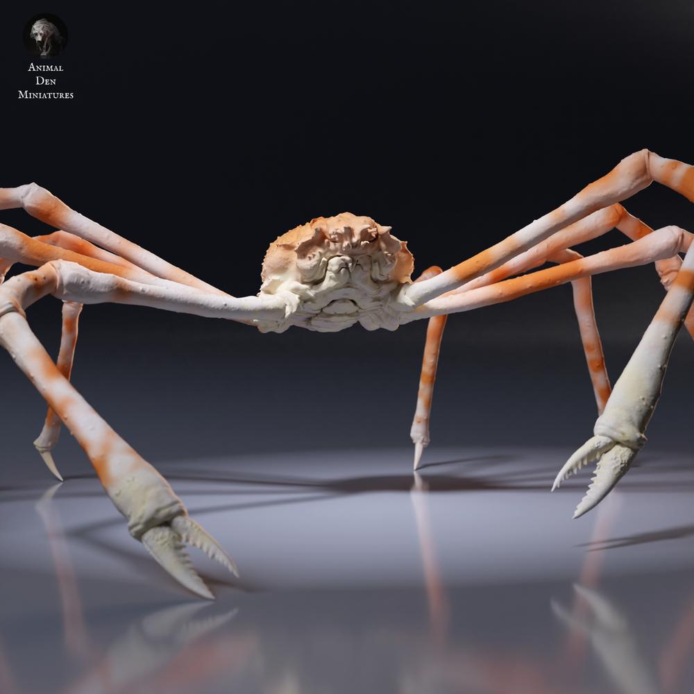 Product photo of animal figure Animal Den Miniatures 6: Sea creature figure: Japanese giant crab (26_09_04)