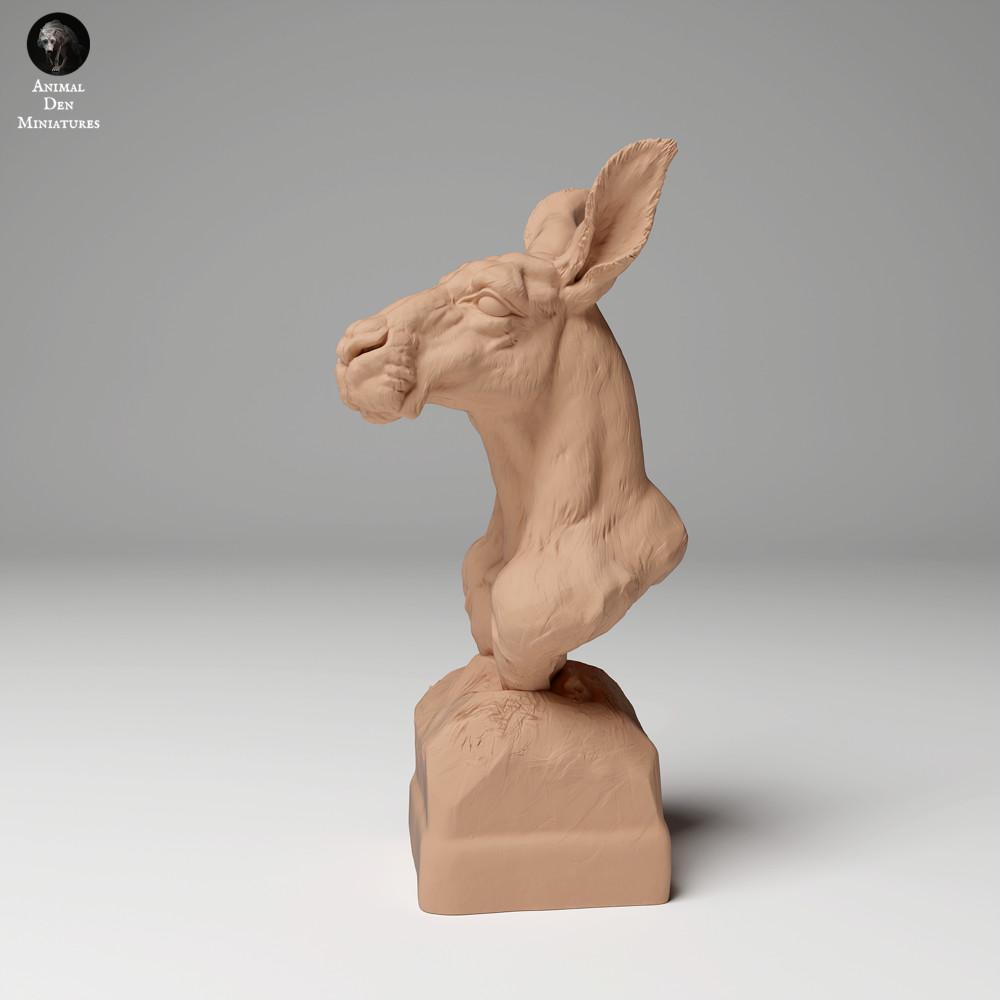 Product photo animal figure Animal Den Miniatures 2: Wild animal figure: Red Kangaroo - Bust (24_05_02)