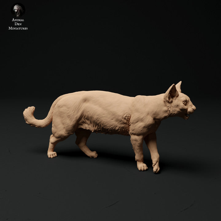 Pet Figure: Running Cat (a002)