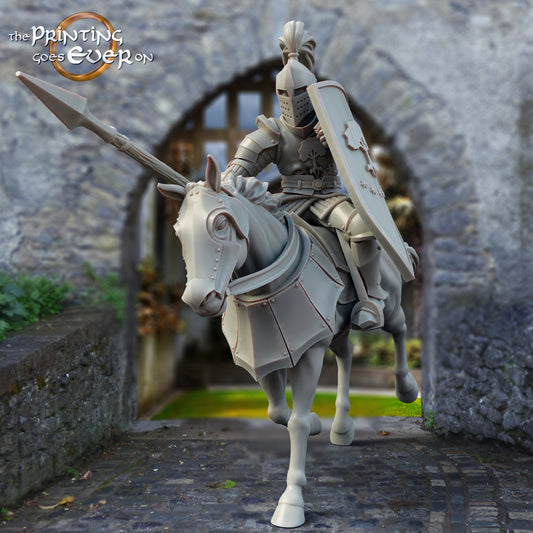 Produktfoto mittelalterliche historische Figur 75mm Scale The Printing Goes Ever On (TPGEO)  0: Mittelalterliche Ritter Figuren Reiter A Krieger von Gonthan