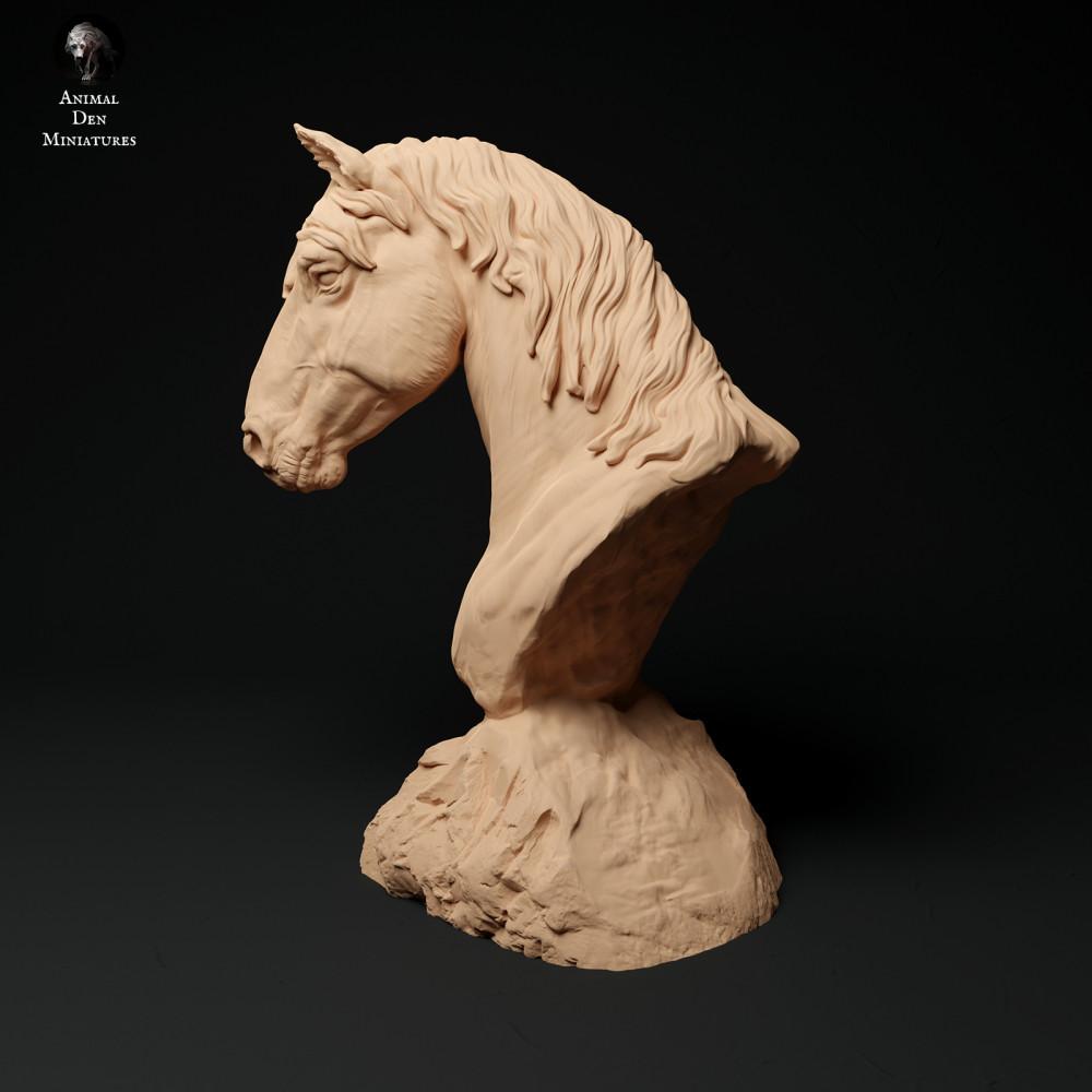 Produktfoto Tierfigur Animal Den Miniatures 0: Pferde Tierfigur: Konik-Pferd - Büste (23_11_12)